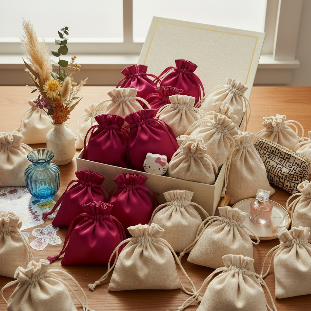 Super Find Bundle - Satin and Muslin with Turquoise Vase